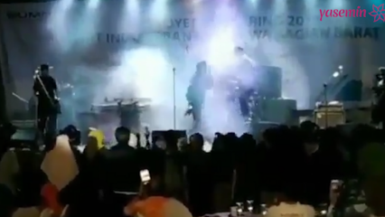 Cunami Indonēzijā koncerta laikā tika atspoguļoti kamerās!