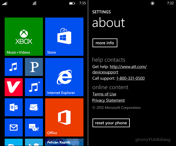 Atiestatīt Windows Phone 8