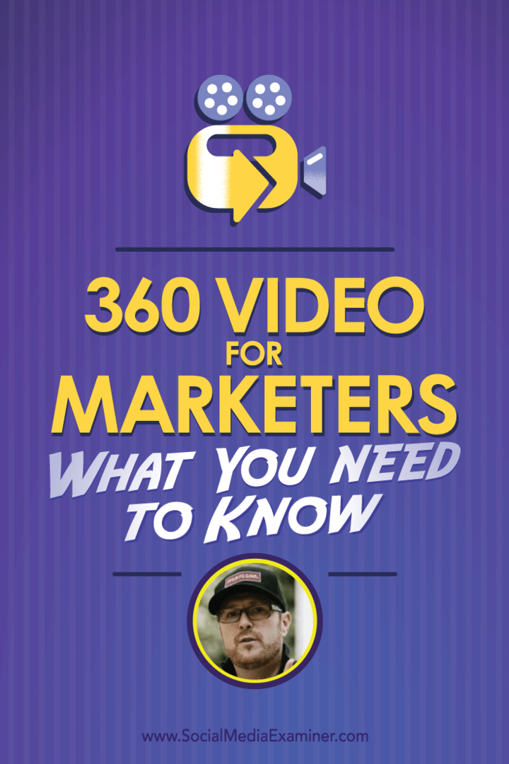Raiens Andersons Bels runā ar Maiklu Stelzneru par 360 Video mārketingam un to, kas jums jāzina.