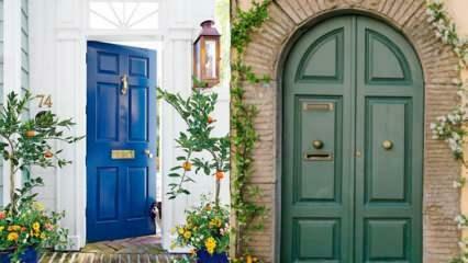 Kādas ir iekšējo durvju krāsas, ko izmanto mājas dekorēšanā? Ideālas krāsas iekšdurvīm