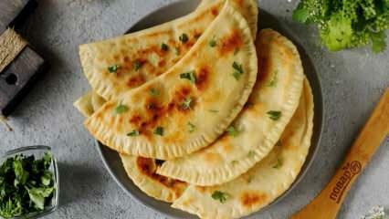 Kā pagatavot azerbaidžāņu pankūku Qutab? Tradicionālās garšas Qutab recepte