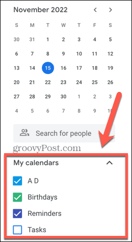 google kalendārs izvēlieties kalendārus