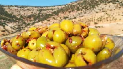 Kā pagatavot zaļās olīvas mājās? Sasmalcināšanas zaļā iestatījuma recepte burkā