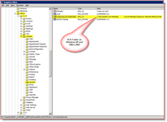 OLK mapes atrašanās vieta operētājsistēmā Outlook 2003 un Windows XP