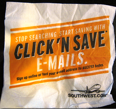 e-pasta mārketinga salvešu kampaņa