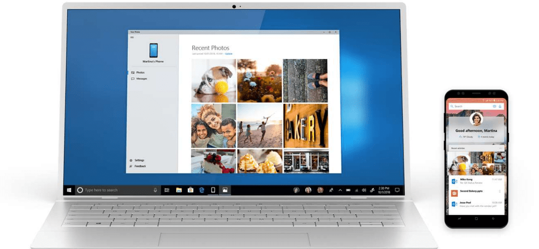 Lietotnes Jauns jūsu tālrunis operētājsistēmas Windows 10 agrīns apskats