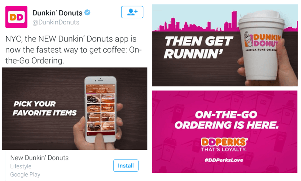 dunkin donuts twitter video reklāma