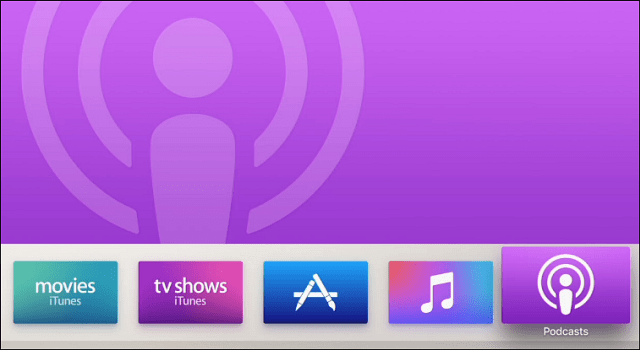 Podcast aplikācija beidzot nonāk jaunajā Apple TV (4. paaudze)