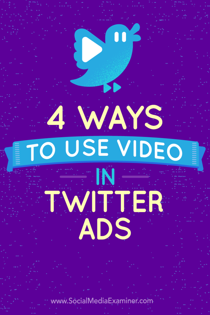 4 video izmantošanas veidi Twitter reklāmās: sociālo mediju eksaminētājs