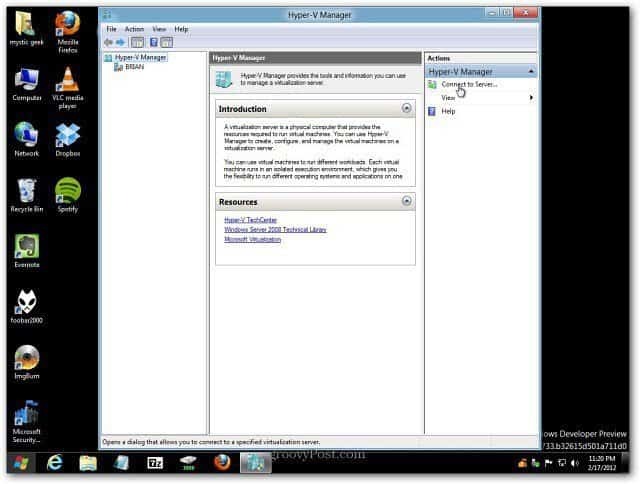 Windows 8: iespējojiet Hyper-V izveidot un pārvaldīt virtuālās mašīnas