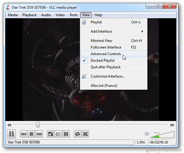 Uzņemiet ekrāna momentuzņēmumus VLC Media Player