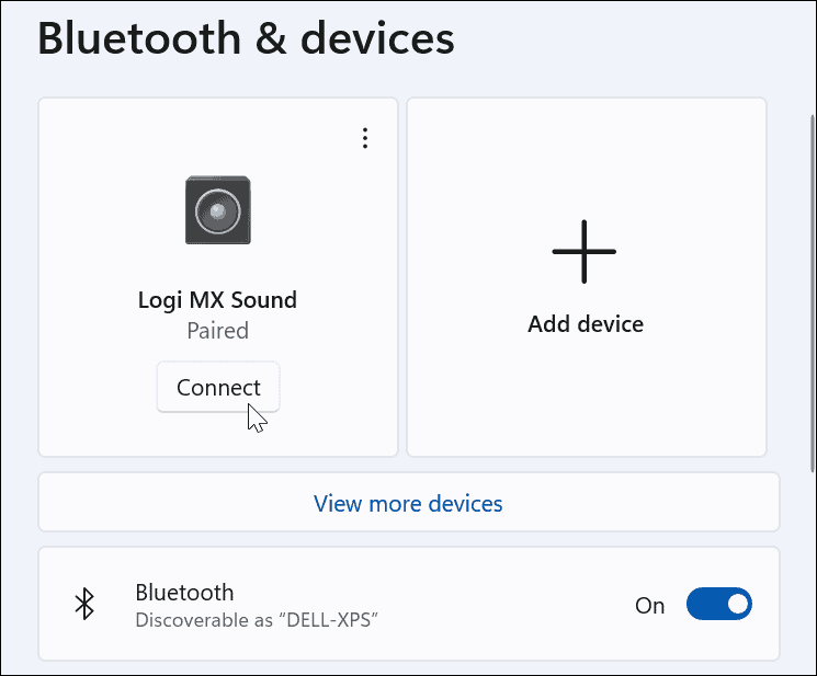 Pievienojiet Bluetooth ierīci