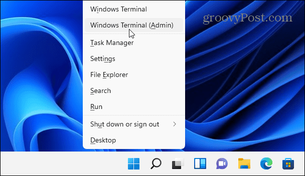 Windows termināļa administrators