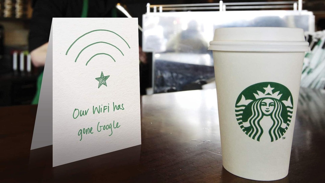 Starbucks WiFi pakalpojums saņem grūdienu