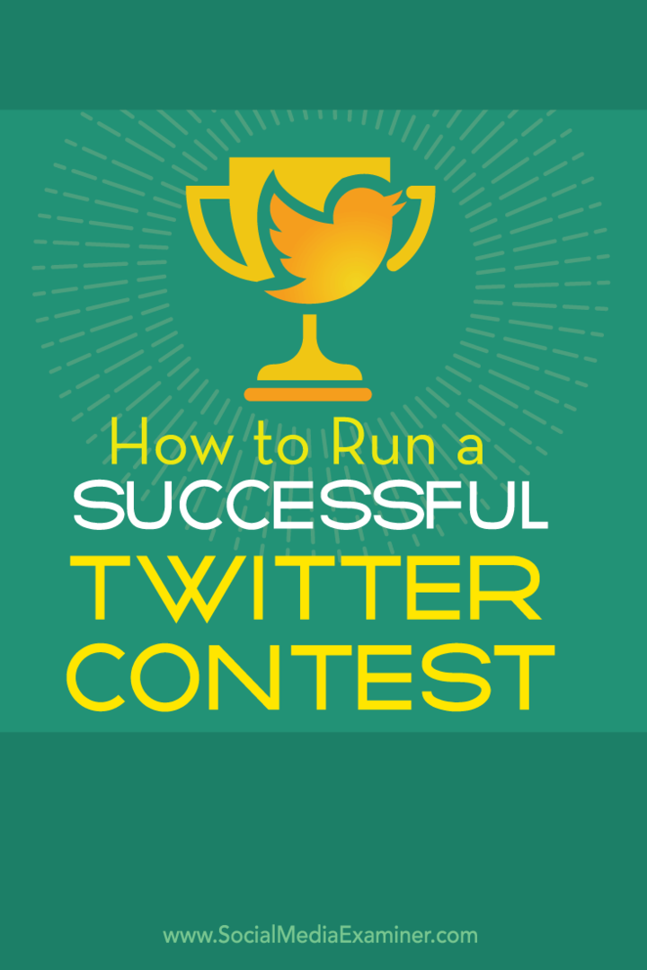 kā izveidot veiksmīgu twitter konkursu
