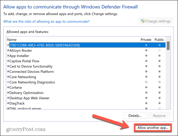 Windows 11 atļauj citu lietotni