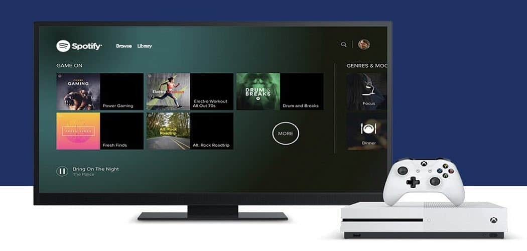 Kontrolējiet Spotify Music vietnē Xbox One no Android, iOS vai PC