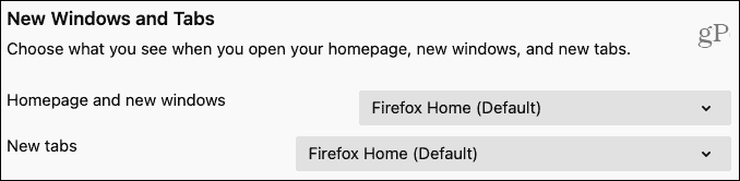 Firefox Jauns Windows un cilnes