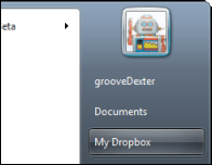 Groovy how - dropbox uz starta izvēlni