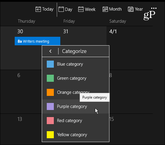 Krāsu kategoriju kalendārs