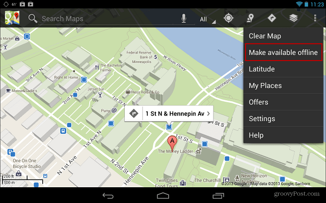 Kā padarīt Google Maps pieejamu bezsaistē Android ierīcēs