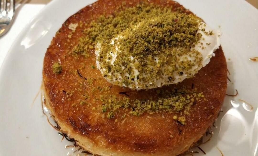 Kā pagatavot Libānas künefe? Atšķirīgs stils, dēļ, knefe, libāniešu knefe, triki