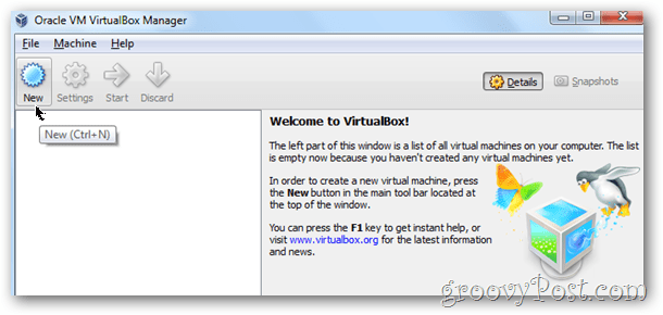 Kā instalēt Windows 8 virtuālo mašīnu, izmantojot VirtualBox