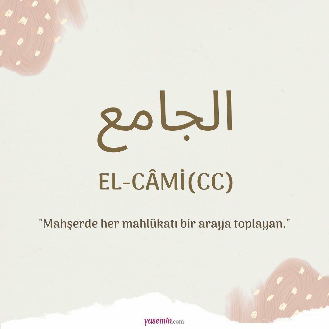 Ko nozīmē Al-Cami (c.c)?