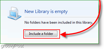 kā iekļaut jaunu mapi jaunā bibliotēkā Windows 7