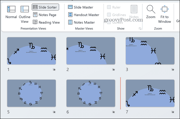 powerpoint izdzēsti slaidi