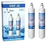 Dista - ledusskapja ūdens filtra kasetne, kas savietojama ar GE RPWF (nav paredzēta RPWFE) (2-pack)