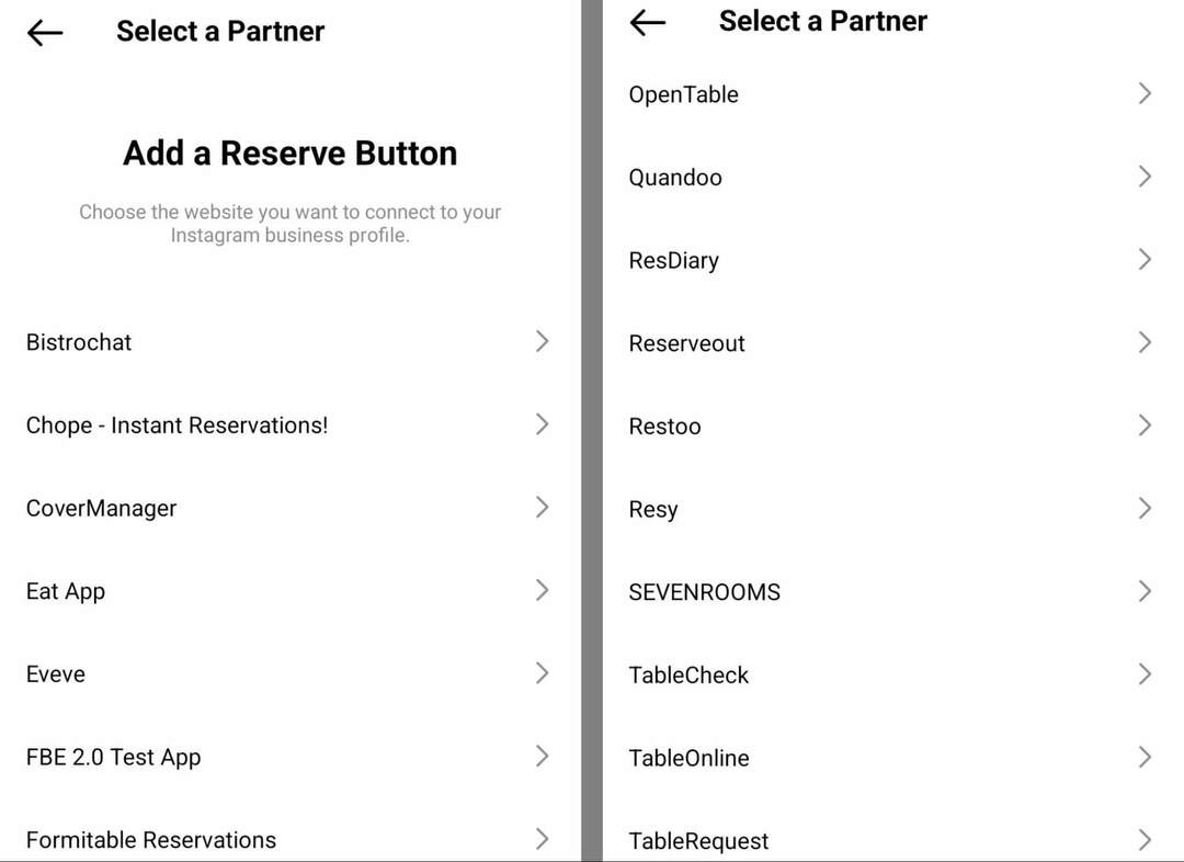 kā-izveidot-rezerves-darbības-pogas-instagram-restorāna-platformās-savienot-to-profesional-profile-resy-opentable-select-a-partner-example-7