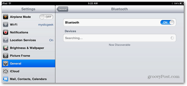 Pievienojiet Bluetooth tastatūru iPad