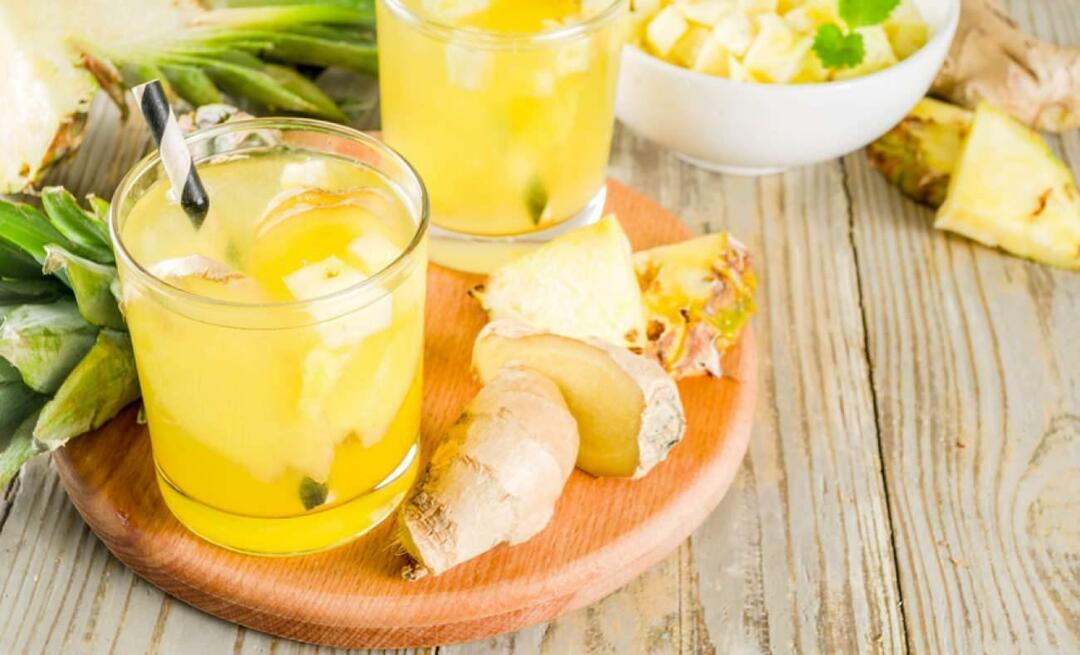 Kā pagatavot prettūskas limonādi? Detox recepte tūskas mazināšanai ar ananāsiem! Atbrīvojoša detox recepte