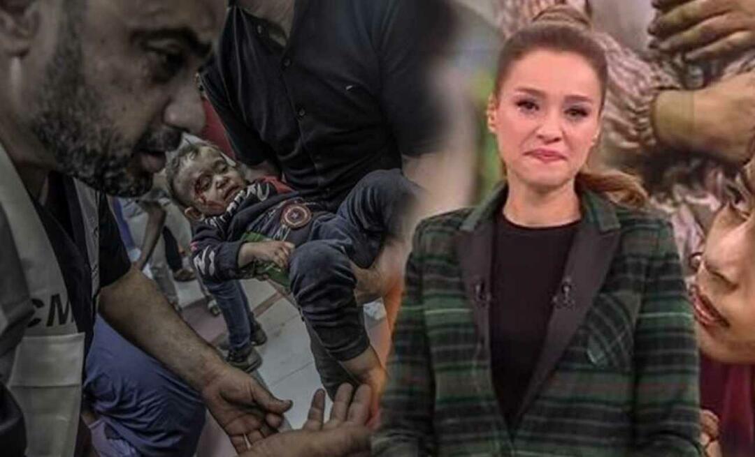Cansın Helvacı hírműsorvezető nem tudta visszatartani a könnyeit, miközben a gázai mészárlás híréről számolt be!