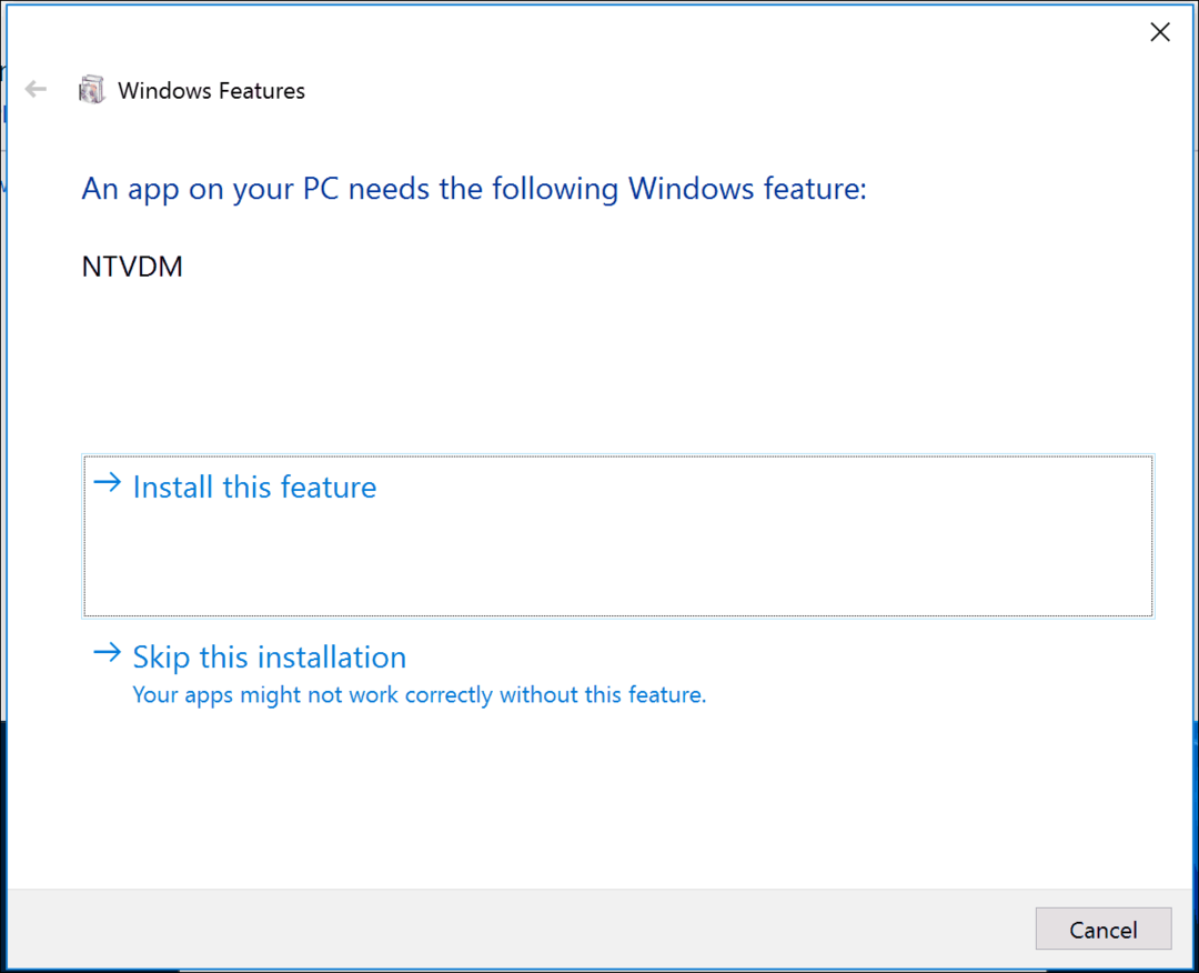 Kā Windows 10 iespējot 16 bitu lietojumprogrammu atbalstu