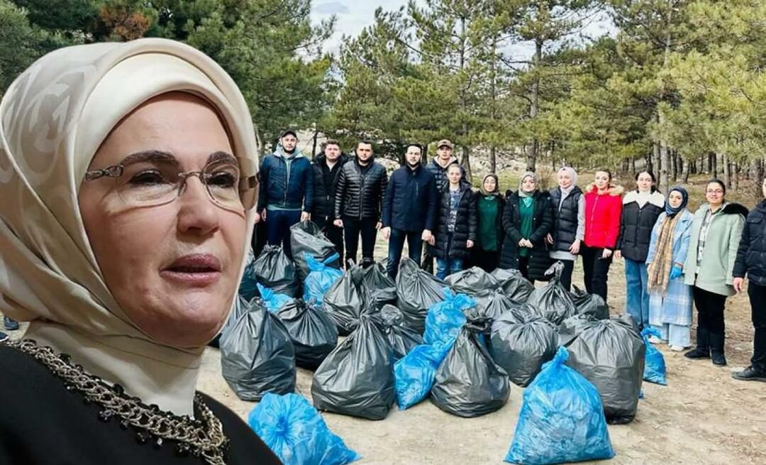 Emine Erdogan sveicieni dabu mīlošajiem jauniešiem