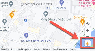 google maps ielas attēla ikona