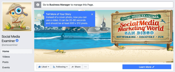 Facebook paplašina iespēju augšupielādēt videoklipus kā vāka attēlus vairākās lapās. 