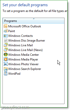 Internet Explorer netiks parādīts Windows 7 noklusējuma programmās