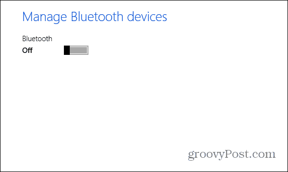 Bluetooth izslēgts