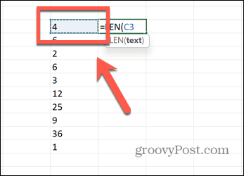 Excel len atlasiet šūnu