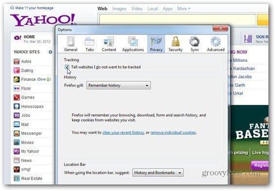 Yahoo apskāvieni neseko: kā to iespējot