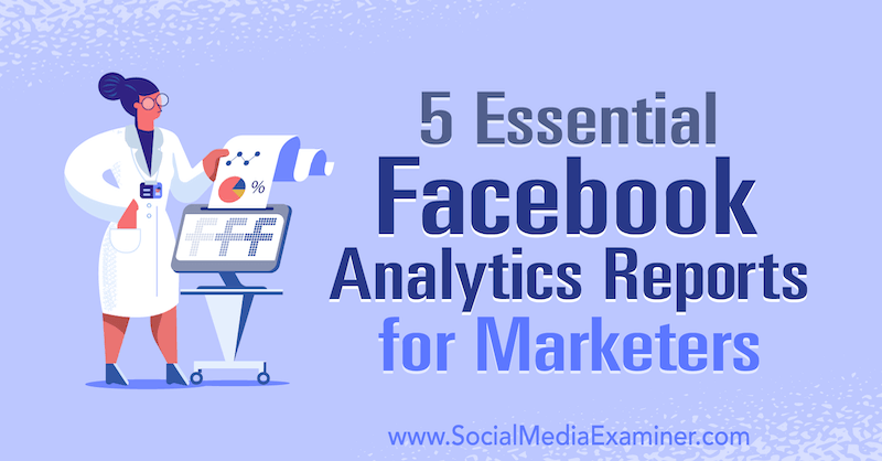 5 būtiskie Facebook Analytics pārskati tirgotājiem, autore Mariia Bočeva par sociālo mediju eksaminētāju.