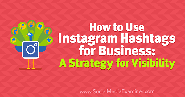 Kā lietot Instagram Hashtags biznesam: Jenn Hermana redzamības stratēģija sociālo mediju eksaminētājā.