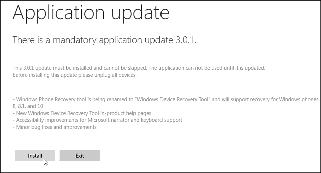 Windows Phone atkopšanas rīkam ir jauns nosaukums un funkcijas