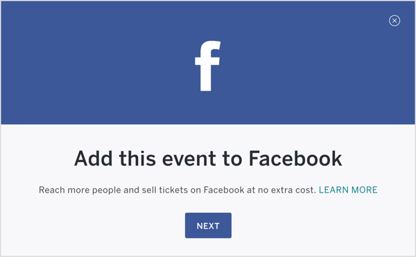 Kad jūsu Eventbrite notikums ir iestatīts, publicējiet to un pievienojiet to Facebook.