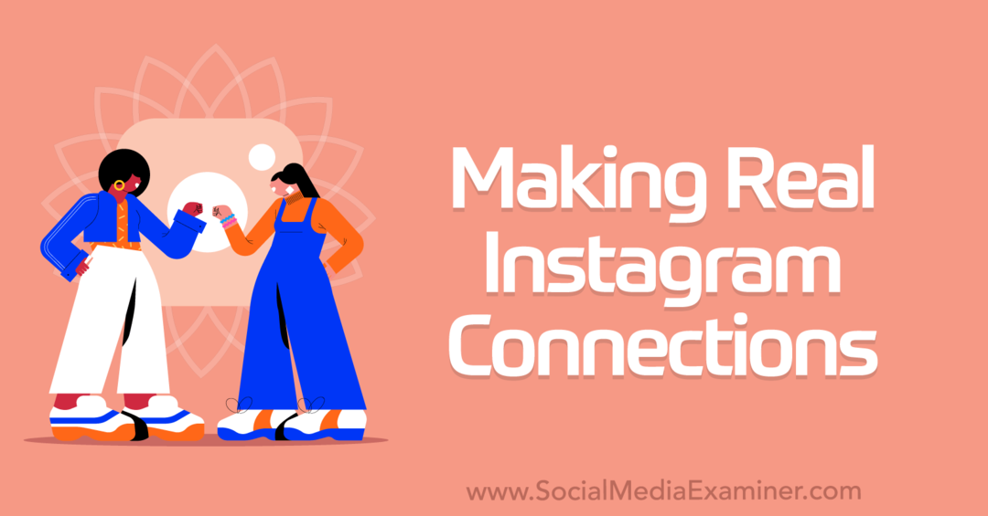 Īstu Instagram savienojumu izveide — sociālo mediju pārbaudītājs