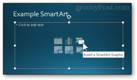 tukšs teksta lauka formāts slaida stils powerpoint 2013 ievietojiet vieda māksla smartart grahpic radīt jaunu