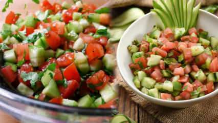 Vienkārša un garšīga diētas salātu recepte: Kā pagatavot Ganu salātus? Ganu salātu kalorijas